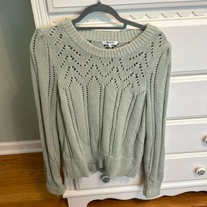 Madewell seafoam blue-green sweater